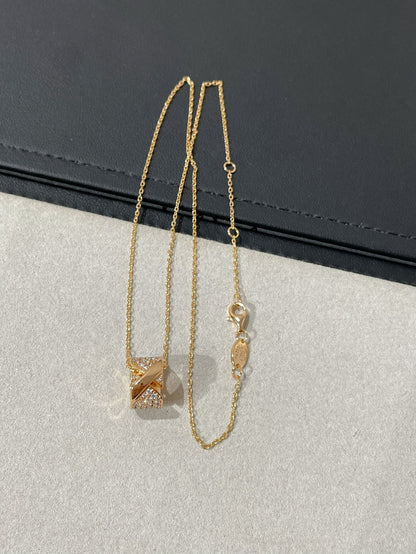 [Angela Schmuck] LIENS EVIDENCE DIAMANT-HALSKETTE