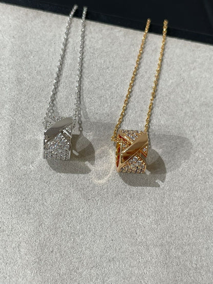[Angela Schmuck] LIENS EVIDENCE DIAMANT-HALSKETTE