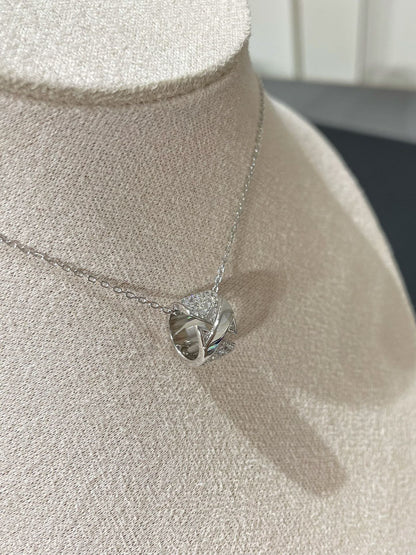 [Angela Schmuck] LIENS EVIDENCE DIAMANT-HALSKETTE