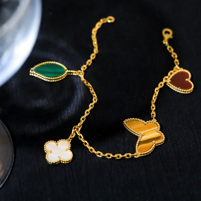 [Angela Schmuck]Glücklicher Frühling 5 Motiv Goldarmband 