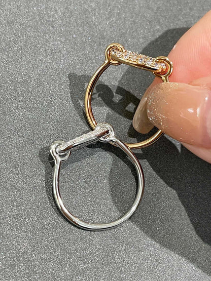 [Angela Jewellery]Runder kleiner Diamantring