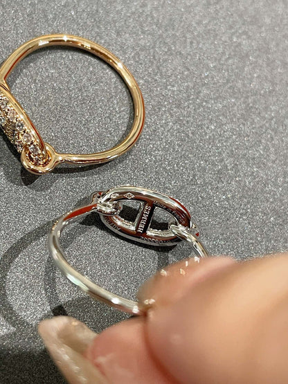 [Angela Jewellery]Runder kleiner Diamantring