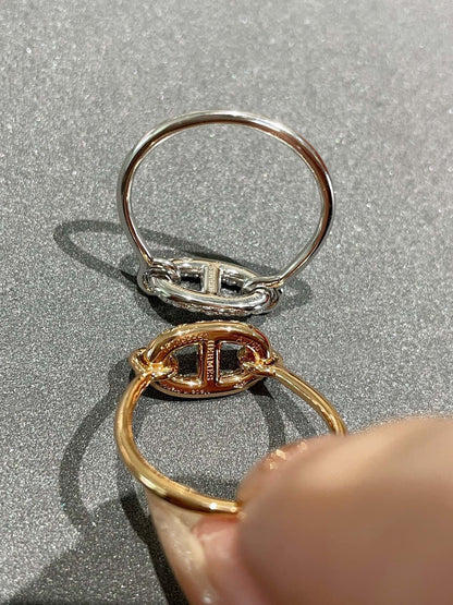 [Angela Jewellery]Runder kleiner Diamantring