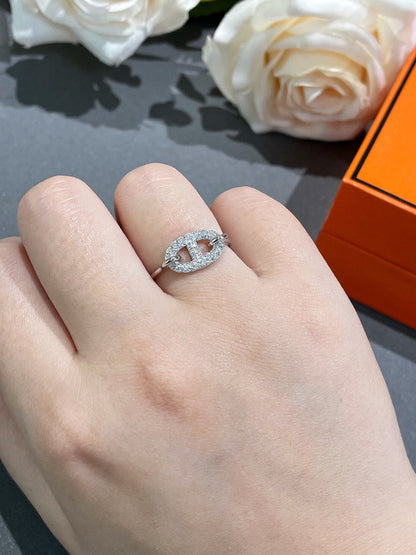 [Angela Jewellery]Runder kleiner Diamantring
