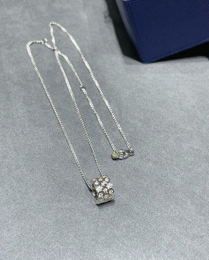 [Angela Schmuck] BEE LOVE 3-REIHIGE HALSKETTE MIT DIAMANTEN 