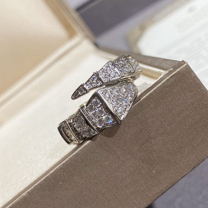 [Angela Jewellery]SERPENTI GROSSER RING SILBER MIT DIAMANTEN
