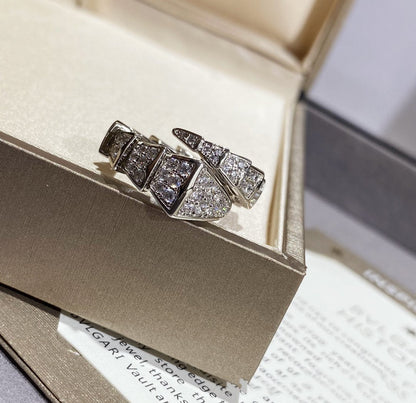 [Angela Jewellery]SERPENTI GROSSER RING SILBER MIT DIAMANTEN