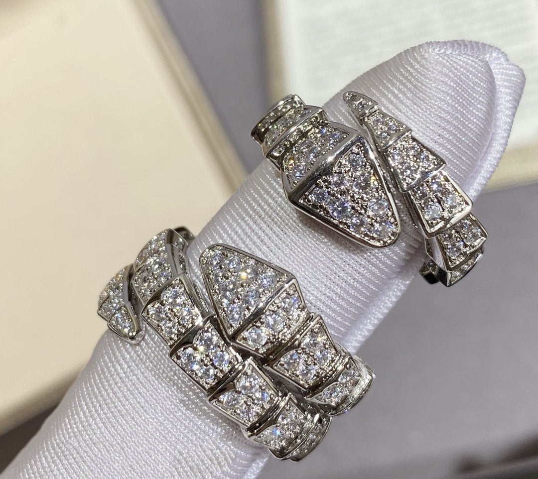 [Angela Jewellery]SERPENTI GROSSER RING SILBER MIT DIAMANTEN