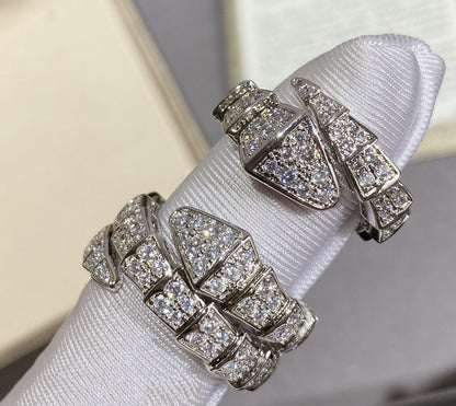 [Angela Jewellery]SERPENTI GROSSER RING SILBER MIT DIAMANTEN