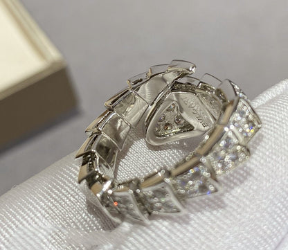 [Angela Jewellery]SERPENTI GROSSER RING SILBER MIT DIAMANTEN