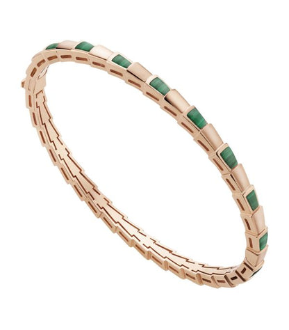 [Angela Jewellery]SERPENTI ARMBAND ROTGOLD MALACHIT 