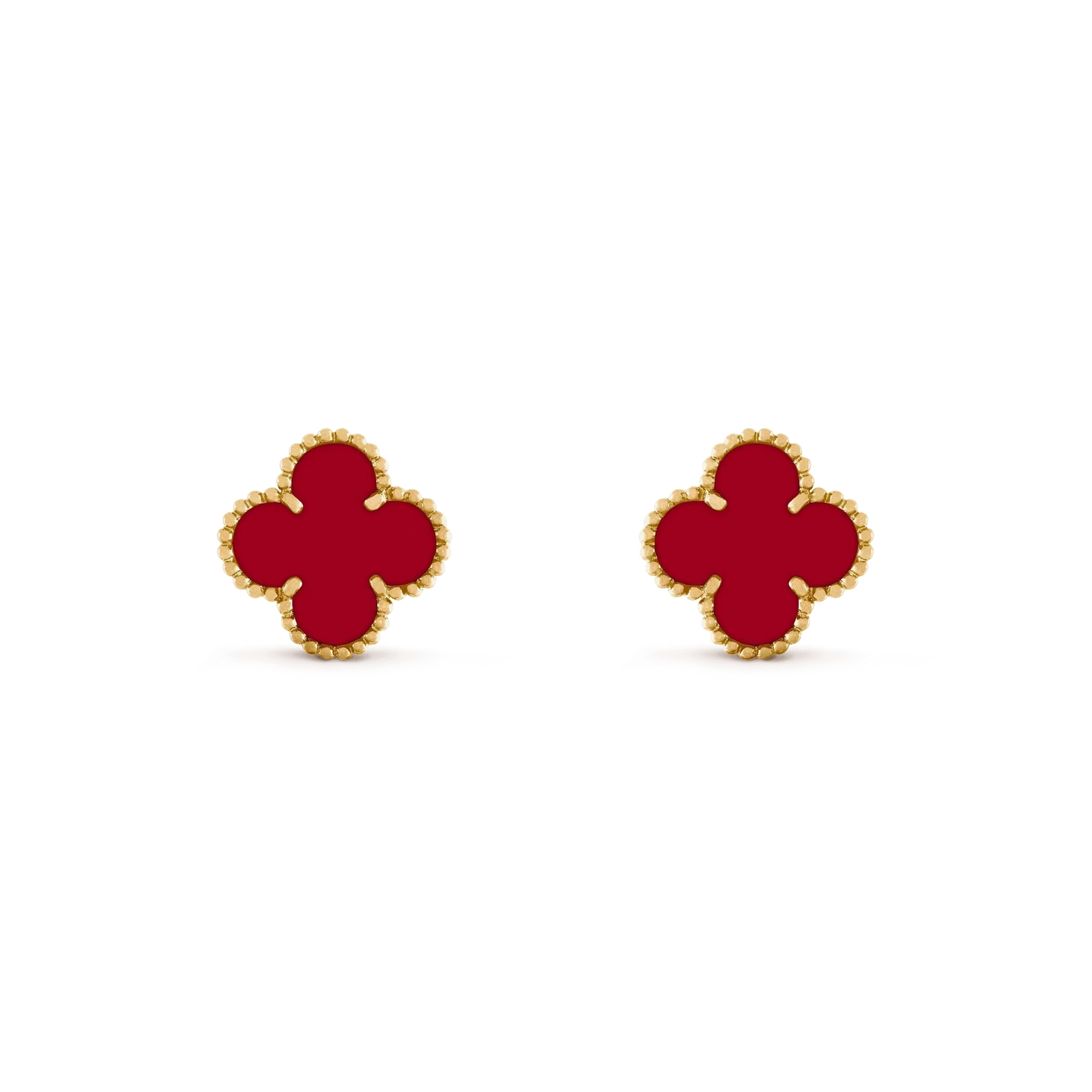 [Angela Schmuck]CLOVER MEDIUM 1 MOTIFS KARNEOL OHRRINGE
