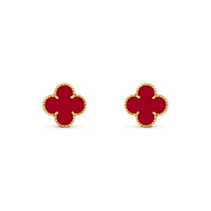 [Angela Schmuck]CLOVER MEDIUM 1 MOTIFS KARNEOL OHRRINGE