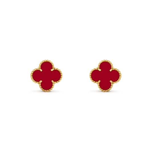 [Angela Schmuck]CLOVER MEDIUM 1 MOTIFS KARNEOL OHRRINGE
