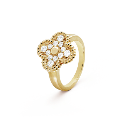 [Angela Schmuck]CLOVER DIAMOND RING