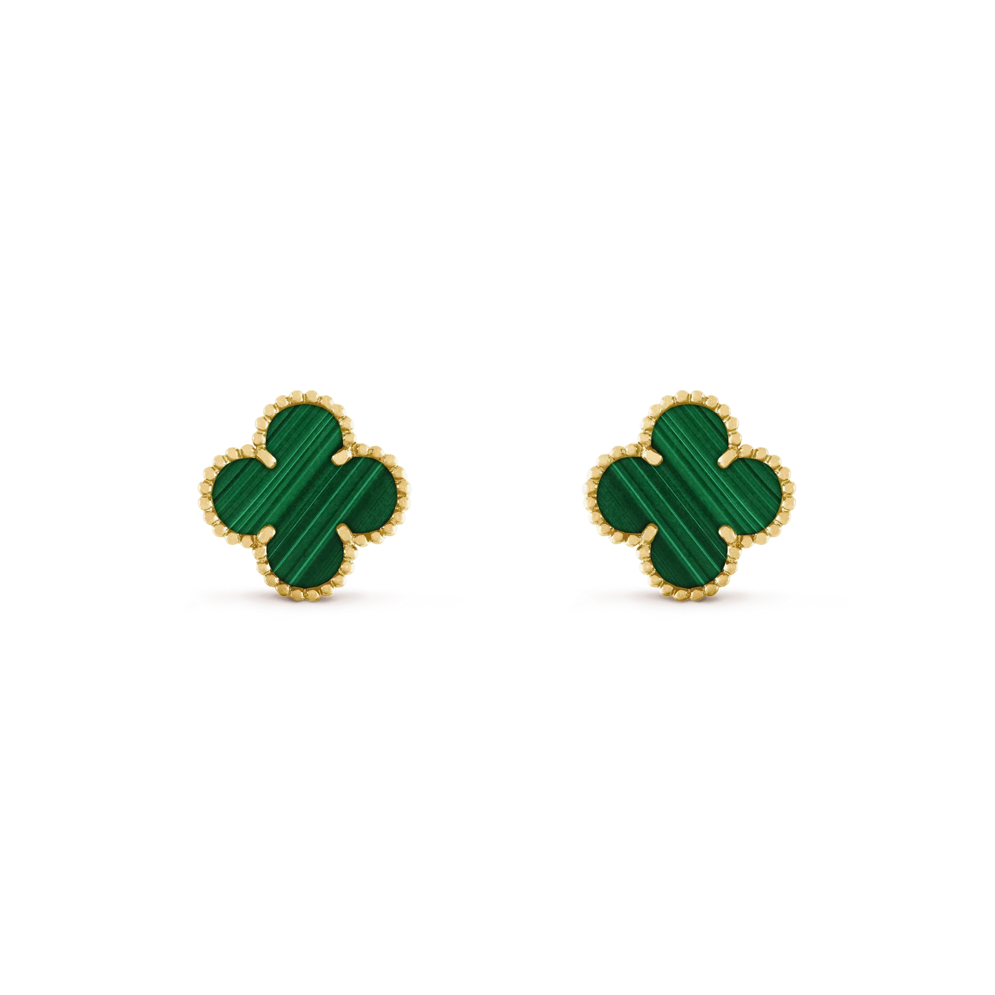[Angela Schmuck]CLOVER MEDIUM 1 MOTIFS MALACHIT OHRRINGE