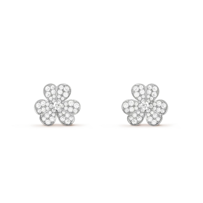 [Angela Schmuck]CLOVER COMOS DIAMANT OHRRINGE SILBER