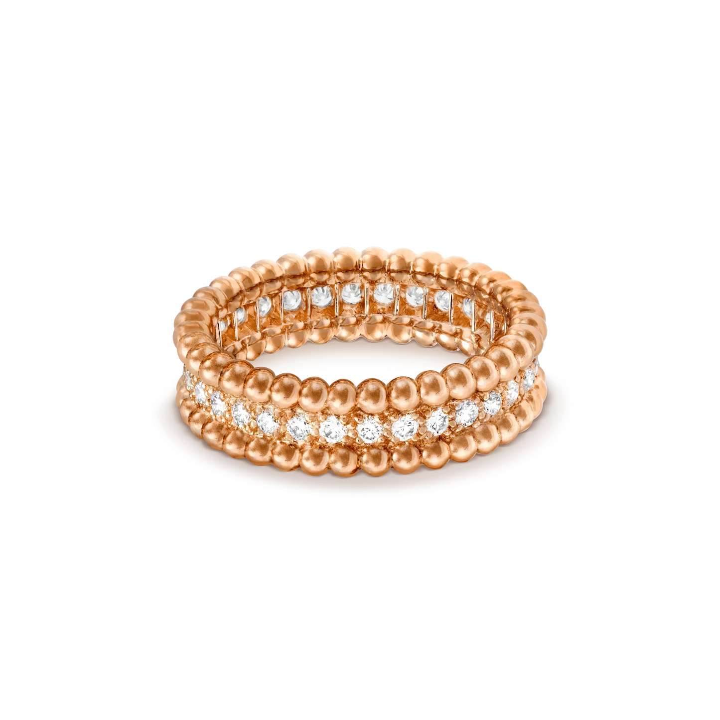 [Angela Schmuck]Perlee Diamant Roségold Ring