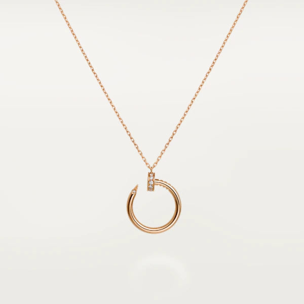 [Angela Schmuck]JUSTE HALSKETTE ROSA GOLD 