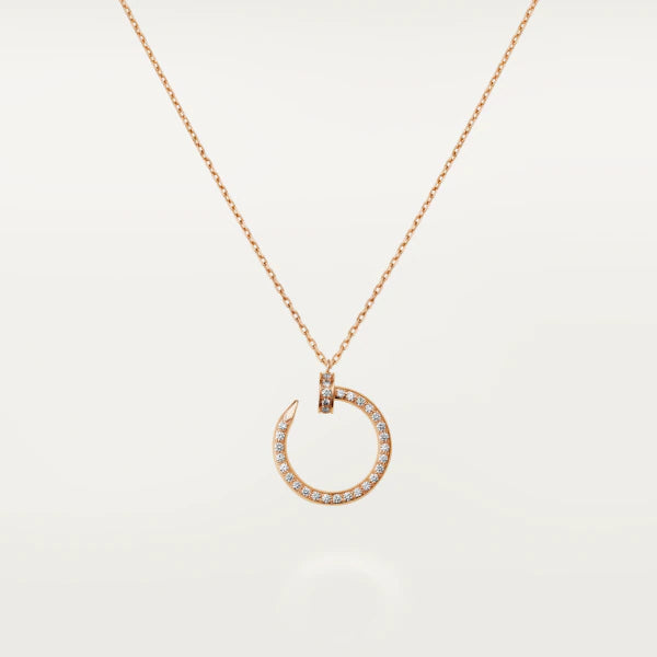 [Angela Schmuck]JUSTE HALSKETTE ROTGOLD DIAMANTEN 