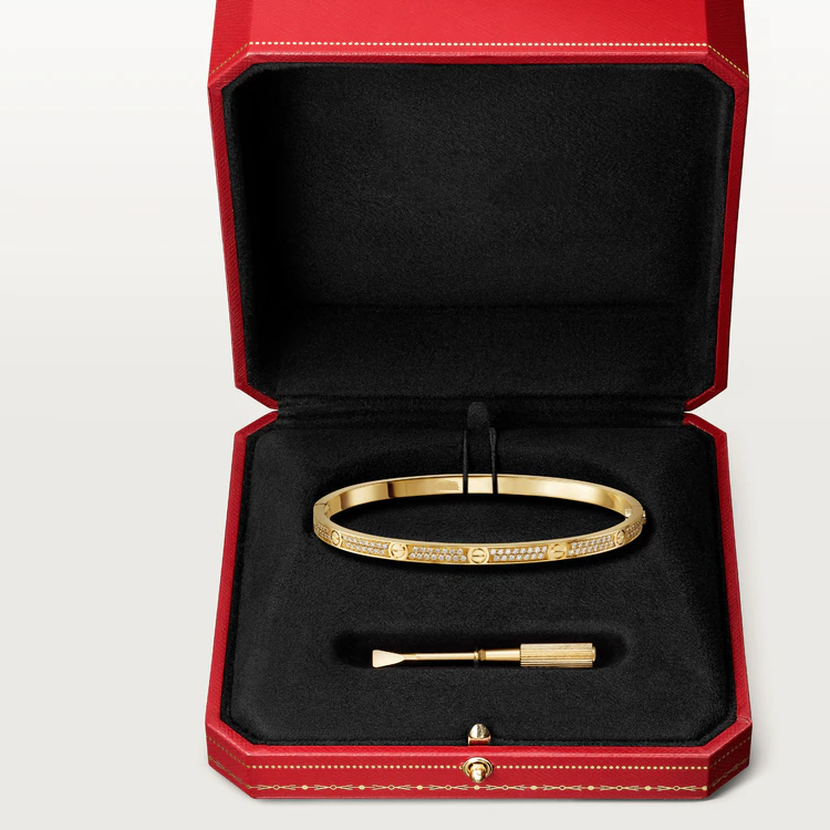 [Angela Jewellery]LOVE BRACELET 3.65MM DIAMOND-PAVED