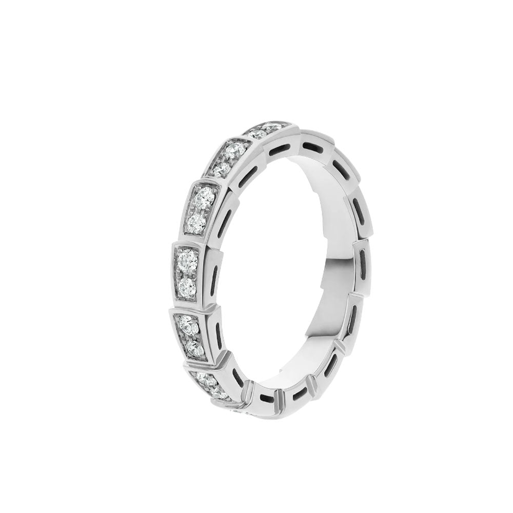 [Angela Jewellery]SERPENTI RING SILBER DIAMANT PAVIERTE 3MM