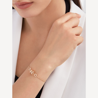 [Angela Jewellery]ZERO 1 SOFT PINK GOLD BRACELET
