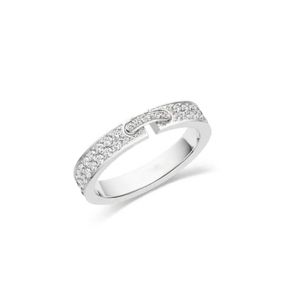 [Angela Schmuck] ALLIANCE LIENS VIDENCE DIAMANTRING MIT 4 MM PAVÉ
