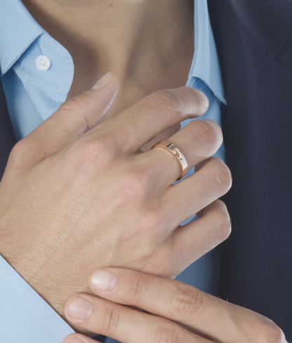 [Angela Schmuck] ALLIANCE LIENS VIDENCE DIAMANT 4MM RING