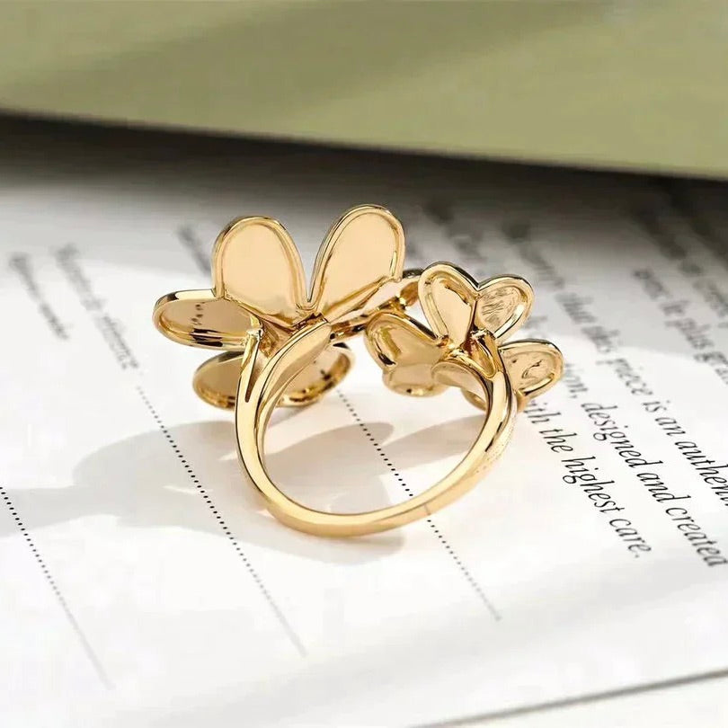 [Angela Schmuck]CLOVER COMOS GOLD DIAMANTRING