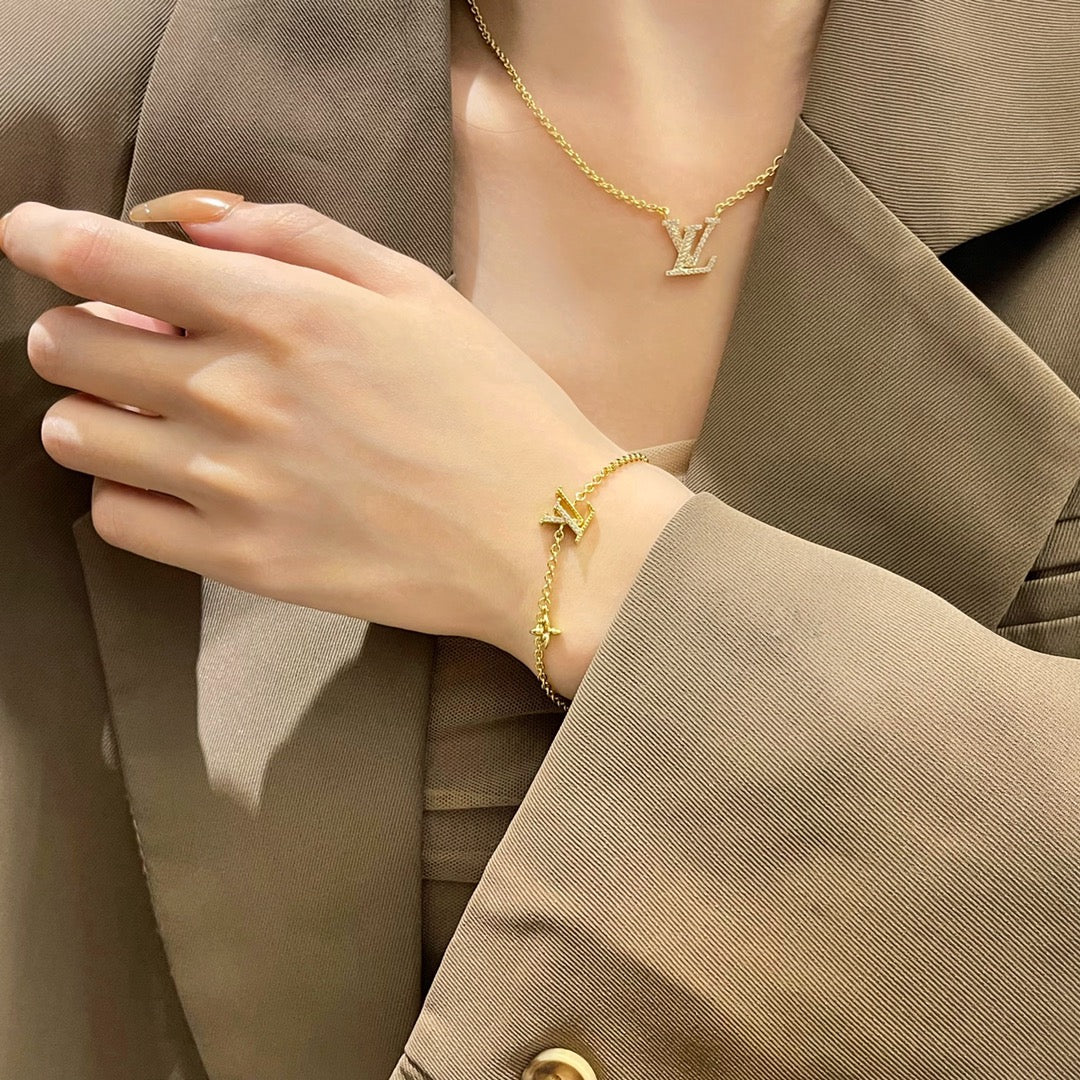 [Angela Jewellery]Goldarmband mit Logo-Sternmotiv