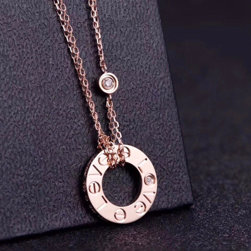 [Angela Schmuck] LIEBESKETTE 16MM 2 DIAMANTEN
