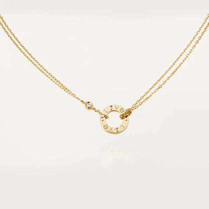 [Angela Schmuck] LIEBESKETTE 16MM 2 DIAMANTEN