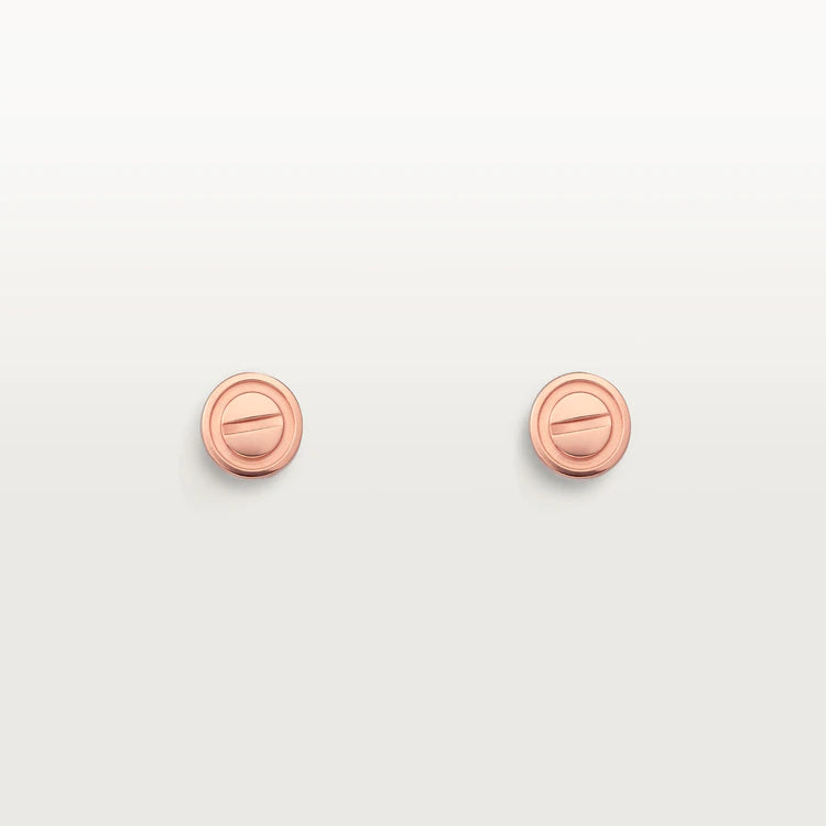 [Angela Schmuck] LIEBE OHRRINGE ROSA GOLD 10MM