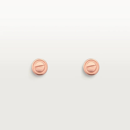 [Angela Schmuck] LIEBE OHRRINGE ROSA GOLD 10MM