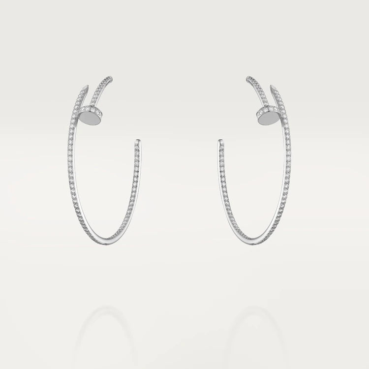 [Angela Jewellery]JUSTE OHRRINGE VOLLER DIAMANTEN 1,8 MM