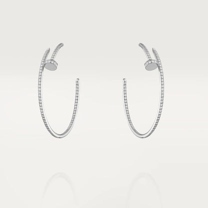 [Angela Jewellery]JUSTE OHRRINGE VOLLER DIAMANTEN 1,8 MM