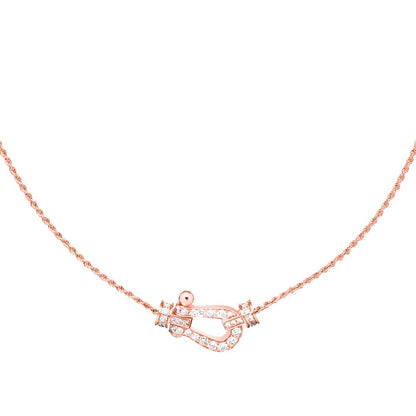 [Angela Schmuck]FORCE 10 Roségold Diamant Halskette