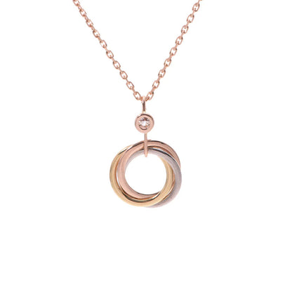 [Angela Schmuck]TRINITY SILBER GOLD ROTGOLD HALSKETTE