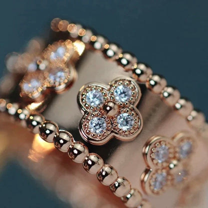 [Angela Schmuck] KLEEBLATT-KALEIDOSKOP-RING 10MM