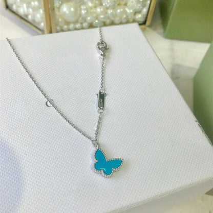 [Angela Schmuck] SCHMETTERLING TÜRKIS SCHMETTERLINGSARMBAND SILBER