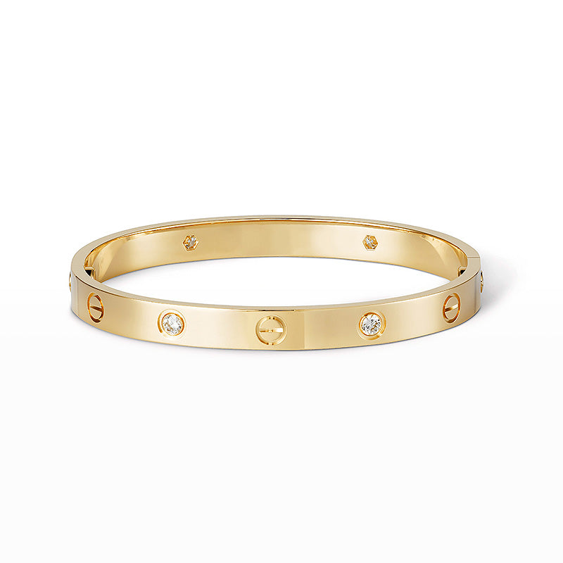 [Angela Jewellery]LOVE BRACELET 6.1MM 4 DIAMONDS
