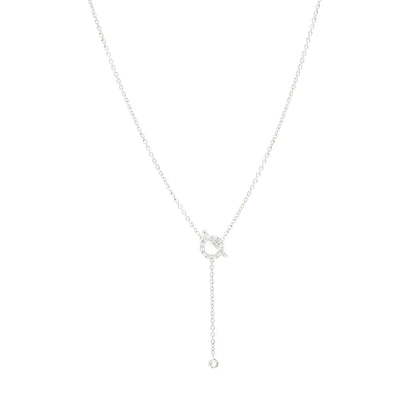 [アンジェラジュエリー]フィネスシルバーダイヤモンドネックレス