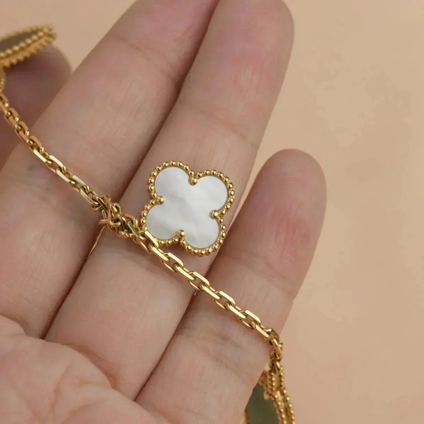 [Angela Schmuck]Glücklicher Frühling 5 Motiv Goldarmband 