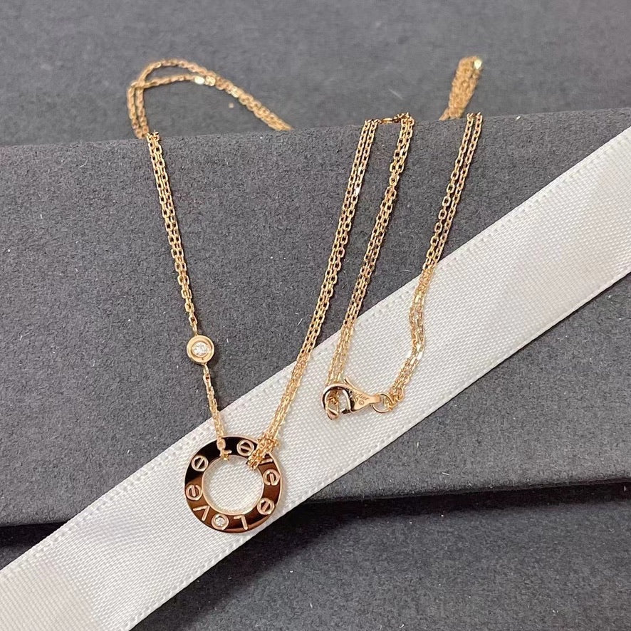 [Angela Schmuck] LIEBESKETTE 16MM 2 DIAMANTEN