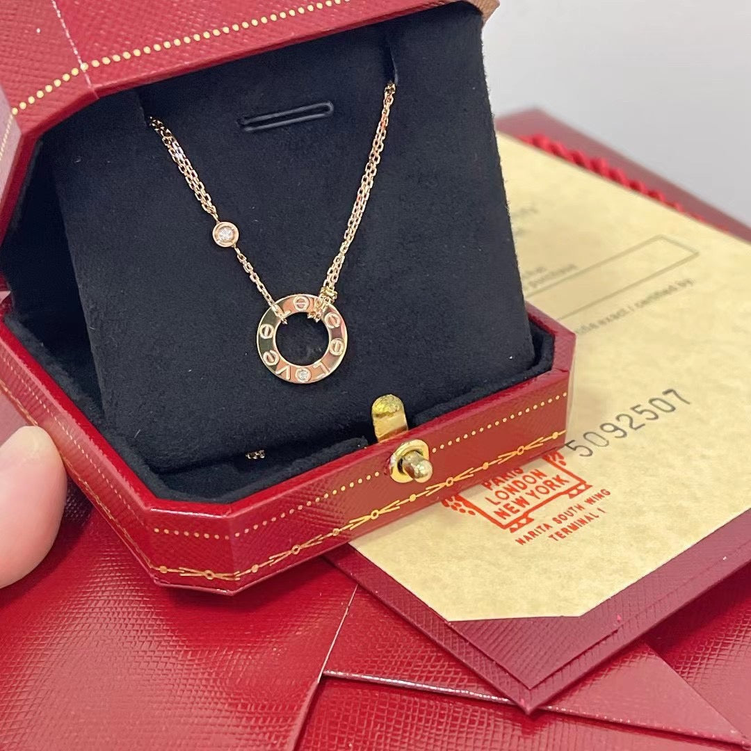 [Angela Schmuck] LIEBESKETTE 16MM 2 DIAMANTEN