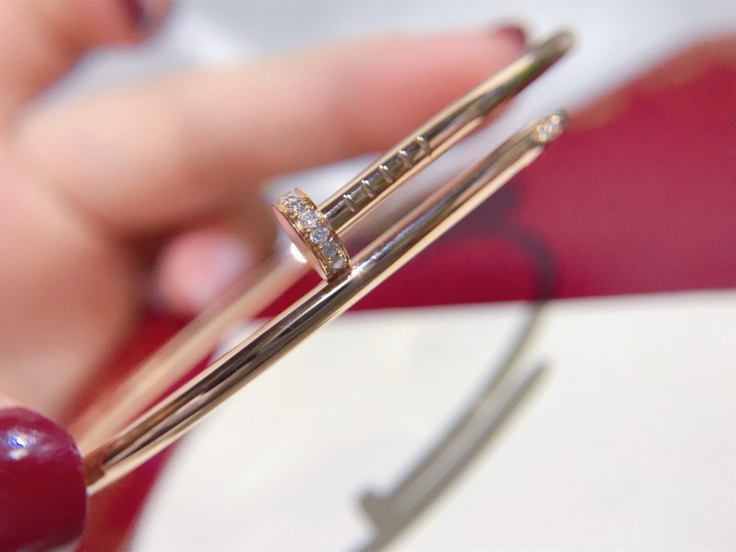 [アンジェラジュエリー]JUSTE ブレスレット 2.5mm ダイヤモンド