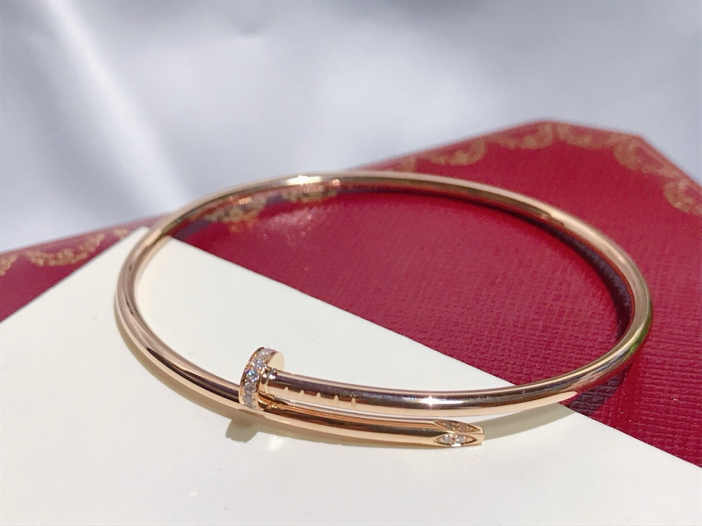 [アンジェラジュエリー]JUSTE ブレスレット 2.5mm ダイヤモンド