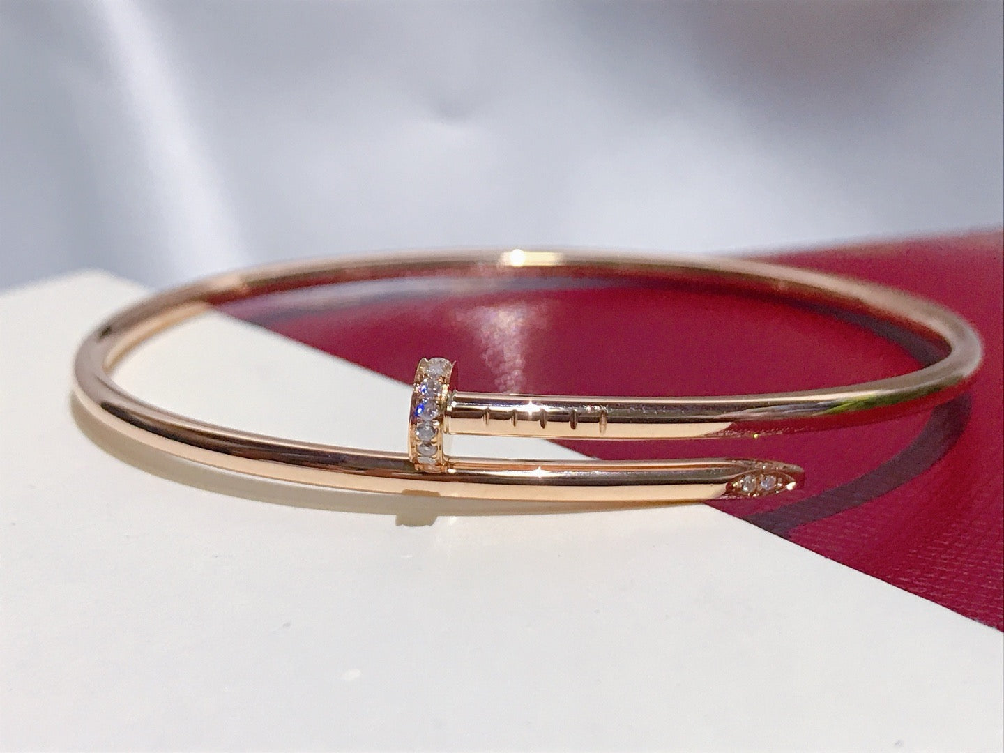 [アンジェラジュエリー]JUSTE ブレスレット 2.5mm ダイヤモンド