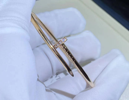 [アンジェラジュエリー]JUSTE ブレスレット 2.5mm ダイヤモンド